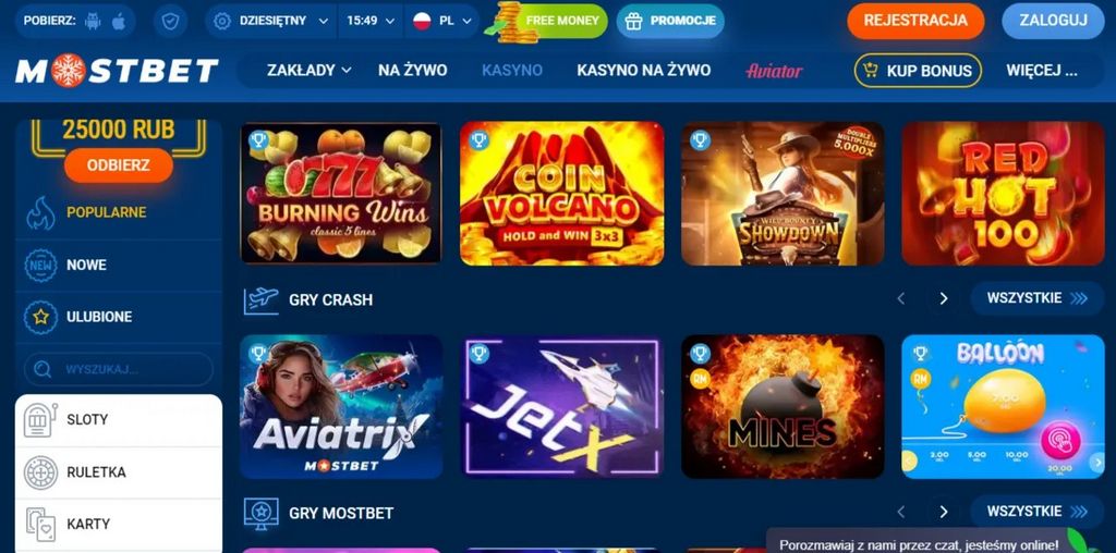 Обзор азартных игр Mostbet на 2026 год